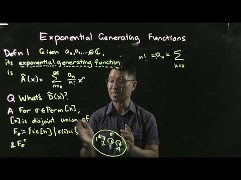 ExponentialGenerating Functions