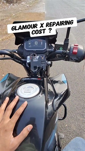 Glamour X Repairing Cost after accident #hero #glamour