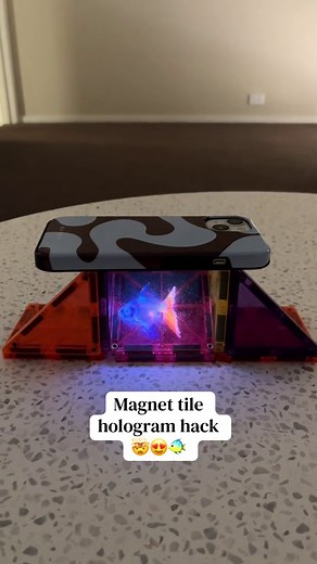 Fun Hologram Hack with Magnet Tiles for Toddlers