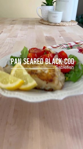 Pan Seared Black Cod Recipe in 20 Minutes