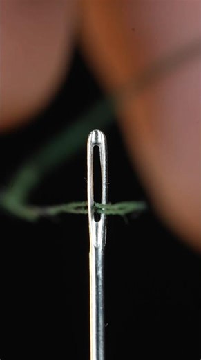 Needle & thread closeUP #macro #asmr #viral #viralvideo #happy #art #satisfying #shorts #usa #india