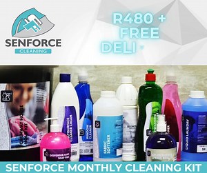 Keep your home spotless with our Senforce Monthly Cleaning Kit...