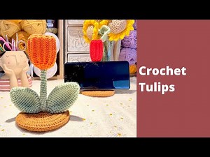 How to crochet tulips | Crochet flowers tutorial