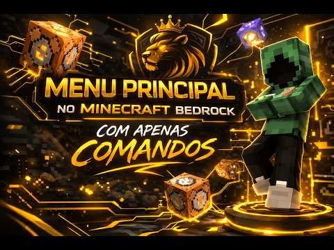 Menu Principal no Minecraft Bedrock utilizando Apenas Comandos!