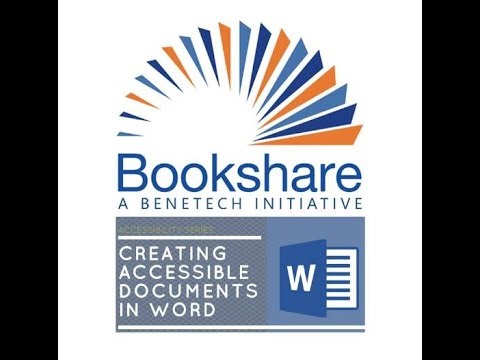 Introduction to Creating Accessible Word Documents | Bookshare