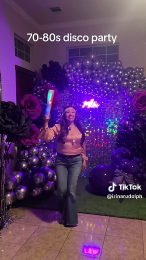 70-80s disco party #disco#doscoparty #70s#80s#birthday #balloons