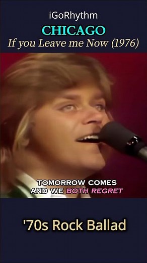 Chicago – If You Leave Me Now (1976) | ’70s Rock Ballad