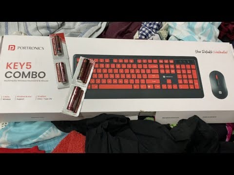 Portronics Key5 Combo POR 1407 Wireless wireless keyboard and mouse #wirelesskeyboardandmouse