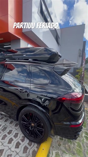 #partiu #feriadão #confortável #viagem #familia #segurança #bagageiro ​ #porshe #curitiba #thule
