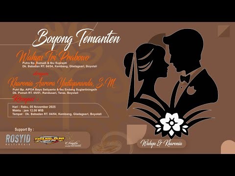 LIVE🔴CS. TJ ( TIYANG JAWI ) | BOYONG MANTU WAHYU & KHARONIA | BABADAN, 05 NOVEMBER 2025