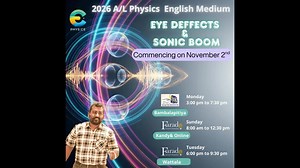 🚀 Where Physics Meets Real Life! 👁️💥 Have you ever wondered how your eyes focus… or why a jet makes a thunderous crack? From the lens of the eye to the shockwave in the sky — it’s all Physics in Action! ⚡ Join our new chapter “Eye Defects & Sonic Boom” — commencing November 2nd. Let’s explore the science that shapes how we see and hear the world. 🌍 #ECPhysics #FaradeEducation #PhysicsInAction #Alevel2026 #SonicBoom #EyeDefects | Erendra Chrysanthus Physics