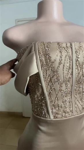 Wedding guests and brides maids!! #champagnegolddress #shadesofbrownandnude