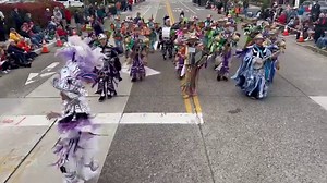The Fralinger String Band on Haddon Ave yesterday! Thanks again to all who came out to support! Like this video if you ❤️ the String Bands! | Philadelphia String Band Assn.