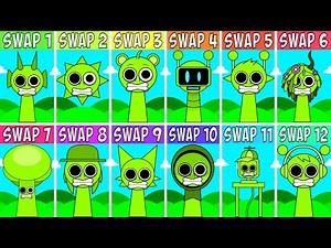 EVERY Characters From Sprunki Phase 1 SWAP