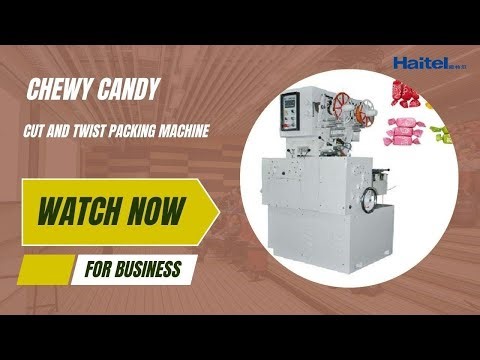 Boost your candy production with our Chewy Candy Cut & Double Twist Packing Machine