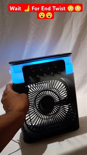 Mini AC Cooler Fan ❄️ USB Water Cooling Fan Review #fans#viral#shorts