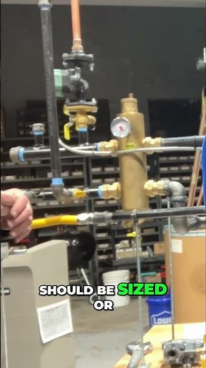 Expansion Tank Sizing: Match Pre-Charge to Running Pressure! #shorts