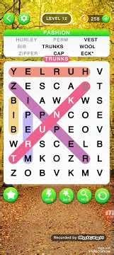Word Search Game - Level 11