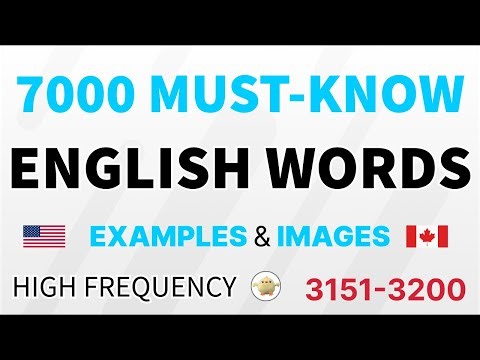 Master 50 English words everyday | Daily life 7000 High Frequency English Words - Images & Examples