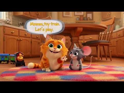Funny Cat and Mouse Chase! 🐱🐭 | 3D Cartoon Animation for Toddlers | Joylarious