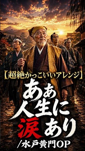 【超絶かっこいいショート版】あぁ人生に涙あり/水戸黄門