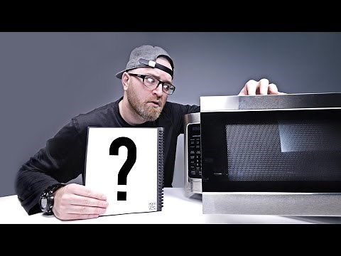 Ever Microwave Your Notebook?