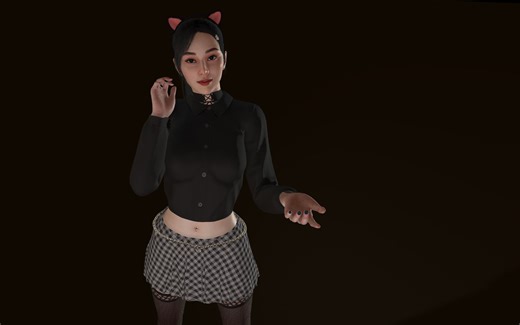 VAM第一人称MMD ALIEN 加镜子 测试