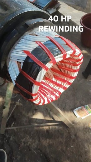 40 HP motor rewinding #motor rewinding