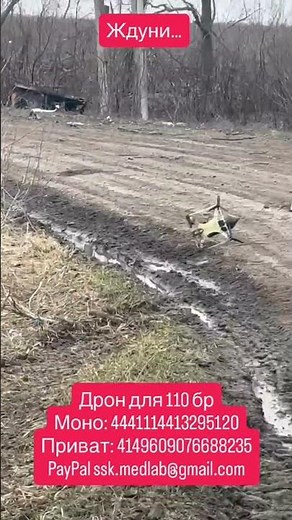 Реквізити в описі для донату