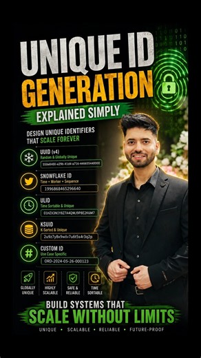 Distributed ID Generation Explained in 30 seconds #unique #distributedsystems #id #generation #uuid