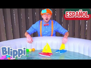 Aprendamos los Colores con Barcos | Blippi Español | Videos Para Niños | Moonbug Kids