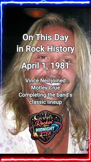 MOTLEY CRUE: 🎤 On This Day in Rock History (April 1, 1981)