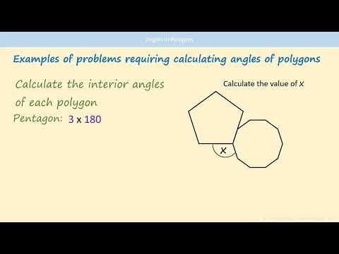 GCSE-style Problems for Angles in Polygons