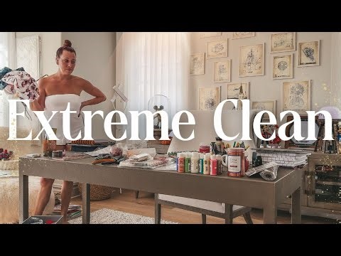 Extreme Cleaning & Organization 🧼🎃🫧 Declutter & Decorate with me for Halloween