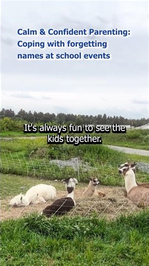 Coping with forgetting names at school events | Calm & Confident Parenting: #parenting