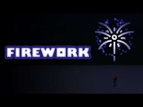Roblox studio tutorial : How to make a firework