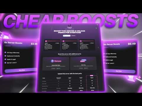 Get Cheap Discord Server Boosts in 2026! | DiscordPlug.gg