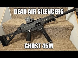 Dead Air Ghost 45 Silencer on Omega Gideon Shadow UMP clone