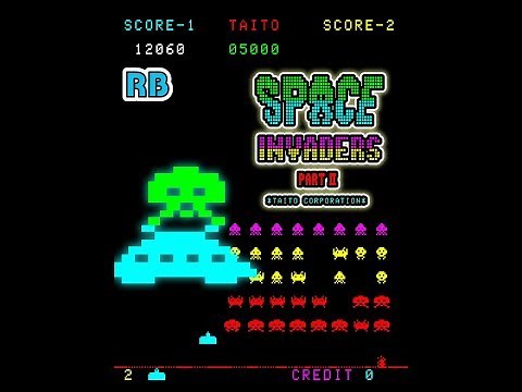 1979 [60fps] Space Invaders Part II 13280pts