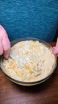 Easy Corn Casserole 🌽 Ingredients: • 1 can cream-style corn • 1 can whole-kernel corn, drained • 8