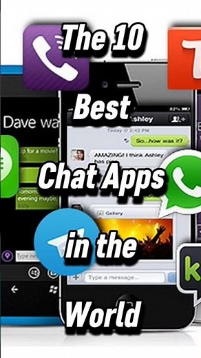The 10 Best Chat Apps in the World🗨️ #chat #TechShorts #ShortsVideo