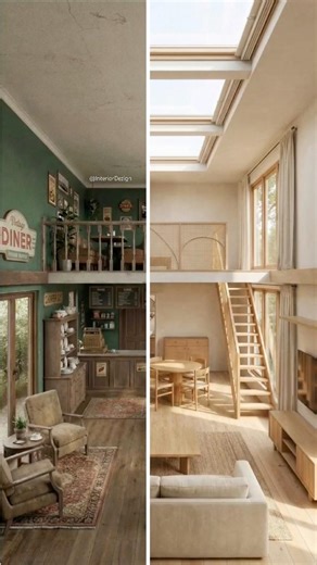 Dreamy Japandi loft bedroom transformation! #loftbedroom #interiordesign #bedroom