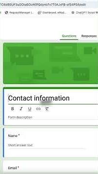 How to Create Google Form: Done In 1 Minutes #googleform #google #shorts