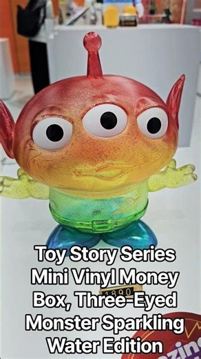 Toy Story Series Mini Vinyl Money Box, Three-Eyed Monster Sparkling Water Edition