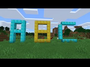 ABC Alphabet Train / Learn ABC in minecraft