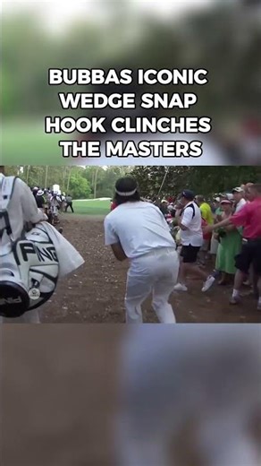 Bubba Watson's legendary hook wedge from the trees wins 2012 Masters playoff #Shorts