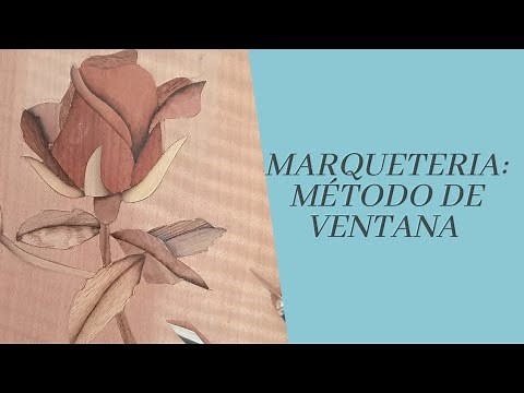 How to make marquetry with the window method.