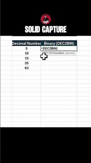 "Master the DEC2BIN Formula in Excel – Convert Decimal to Binary Easily!"