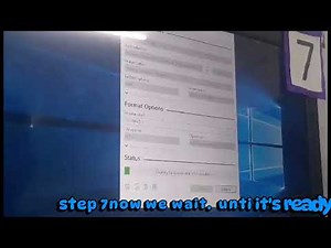 Step by step guide to create bootable flash drive