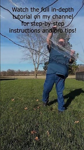 How to Throw a 6 Foot Cast Net Fast & Easy Guide #castnet #fishingtips #baitfishing